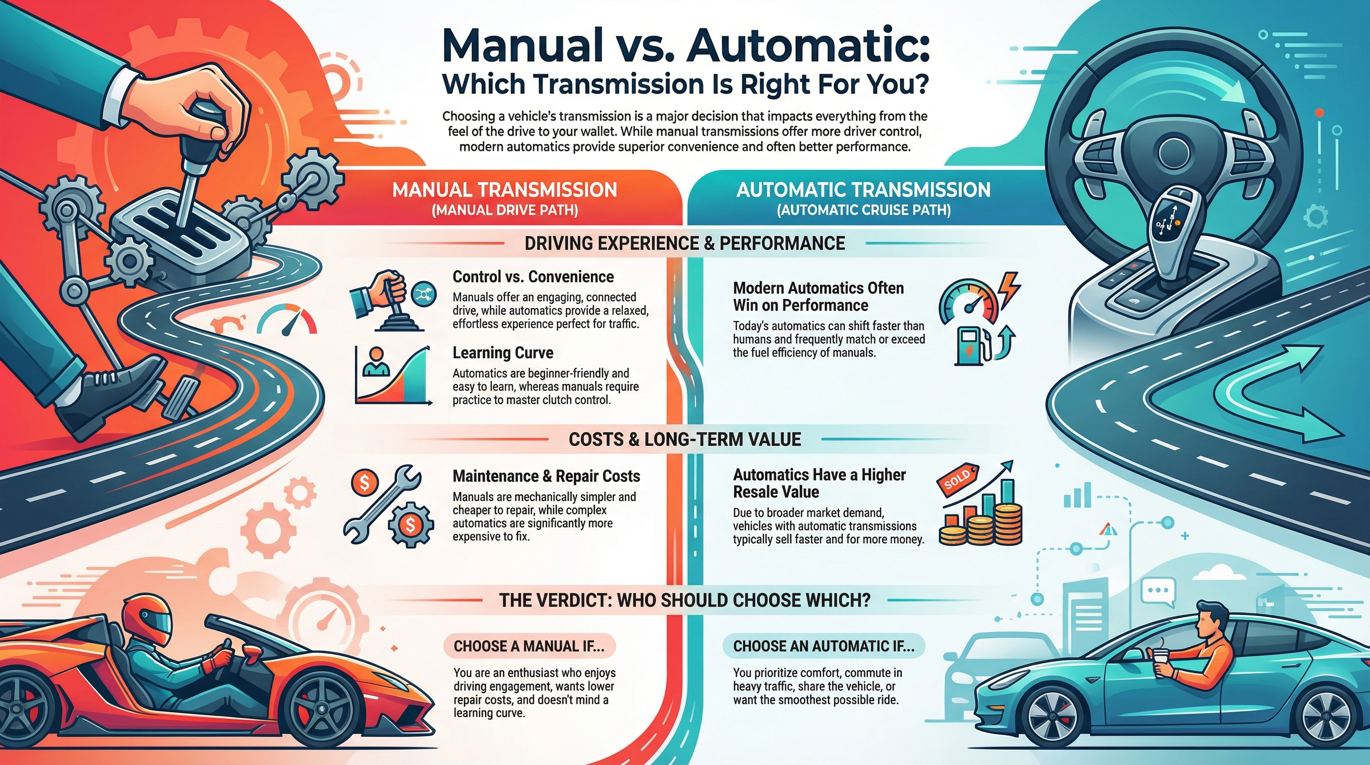 Manual vs Automatic Transmission